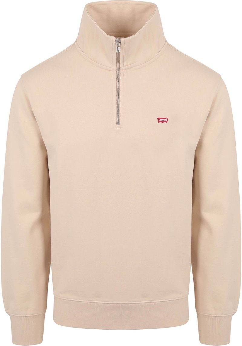 Levi's Sweater Half Zip Ecru - Größe XXL von Levis