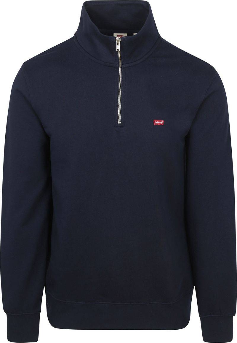 Levi's Sweater Half Zip Navy - Größe XL von Levis