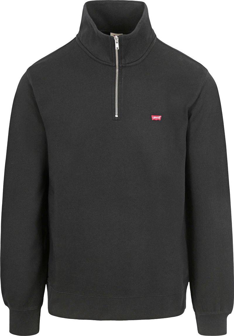 Levi's Sweater Half Zip Schwarz - Größe M von Levis