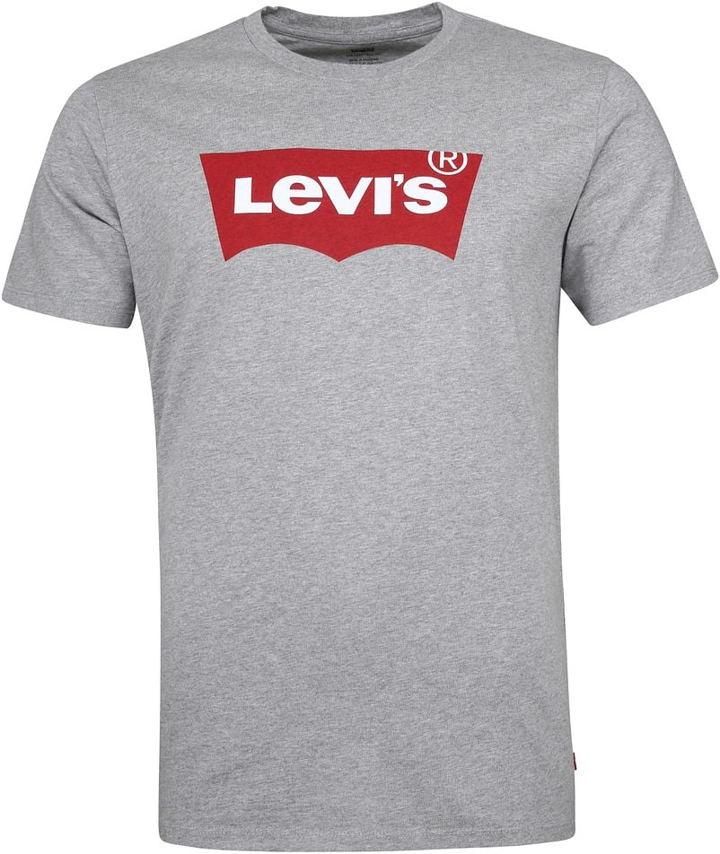 Levi's T-Shirt mit Logo Grau - Größe S von Levis