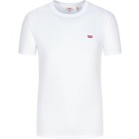 Levi's Unifarbenes T-Shirt mit Logo-Aufnäher, O-Neck in M von Levis