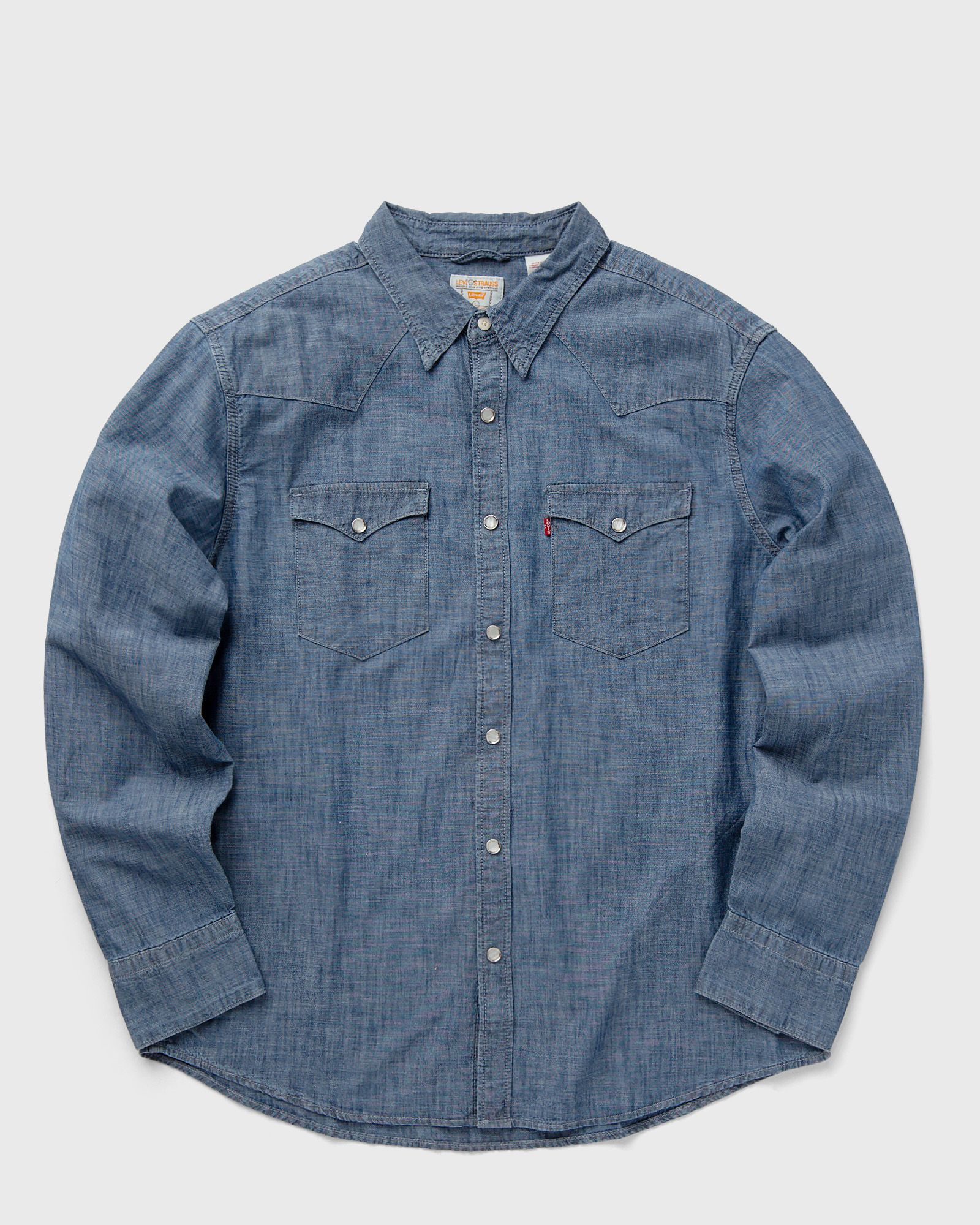 Levis BARSTOW WESTERN STANDARD men Longsleeves blue in Größe:M von Levis