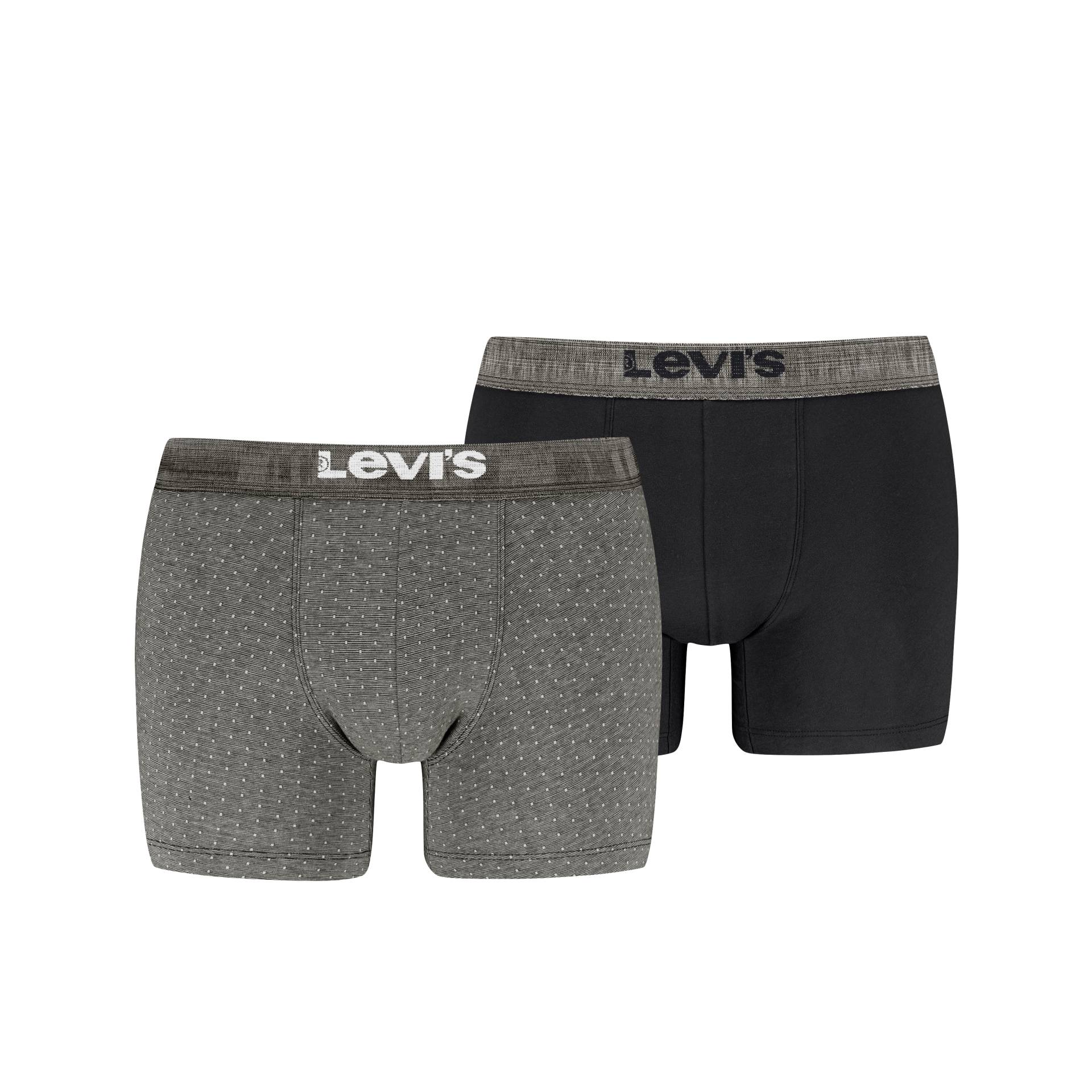 Levis Boxershorts "LEVIS MEN DENIM INSPIRED BOXER BRIEF 2P", (2 St.), mit besonders weichen Nähten von Levis