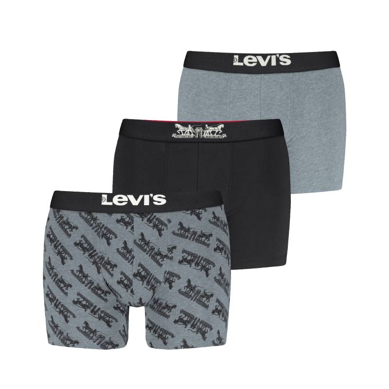 Levis Boxershorts "LEVIS MEN GIFT HORSE PULL BOXER BRIEF 3P" 3er Pack von Levis