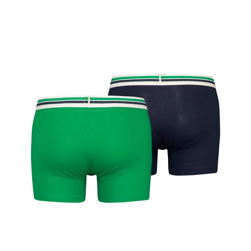 Levis Boxershorts "LEVIS MEN PL SPW LOGO BOXER BRIEF ORG 2P", (2er Pack), mit breitem Logobund von Levis