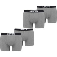 Levis Herren Boxershort Men Solid Basic Boxer Rot Weiss Blau Grau Schwarz - 4er 6er 8er Multipack von Levis