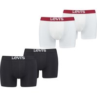 Levis Herren Boxershort Men Solid Basic Boxer Rot Weiss Blau Grau Schwarz - 4er 6er 8er Multipack von Levis