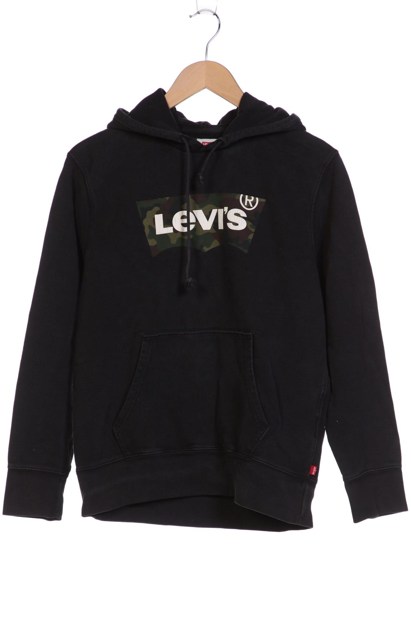 Levis Herren Kapuzenpullover, schwarz von Levis