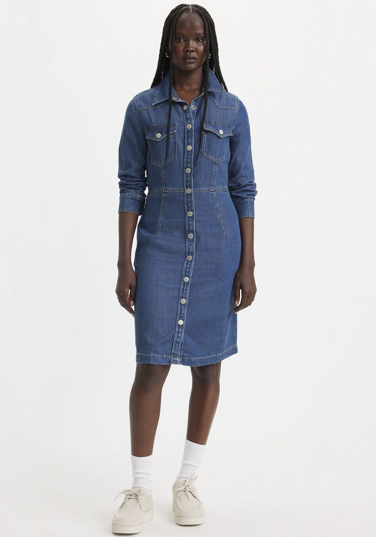 Levis Jeanskleid "OTTO WESTERN DRESS", im klassischen Westernlook von Levis