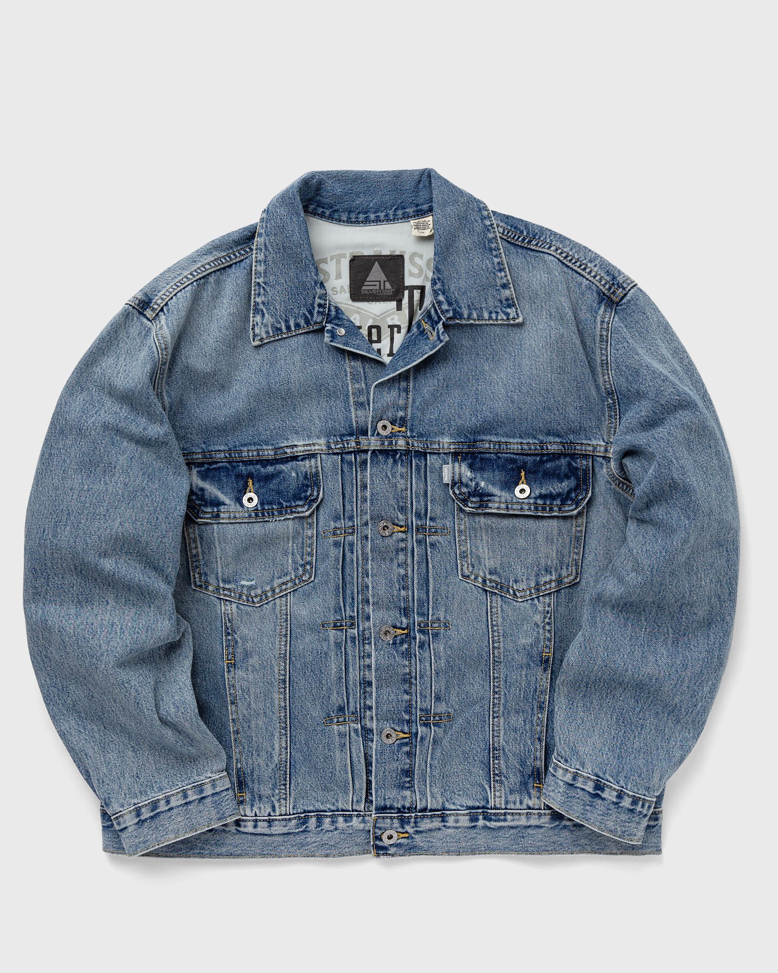 Levis SILVERTAB ALL IN TRUCKER men Denim Jackets blue in Größe:L von Levis