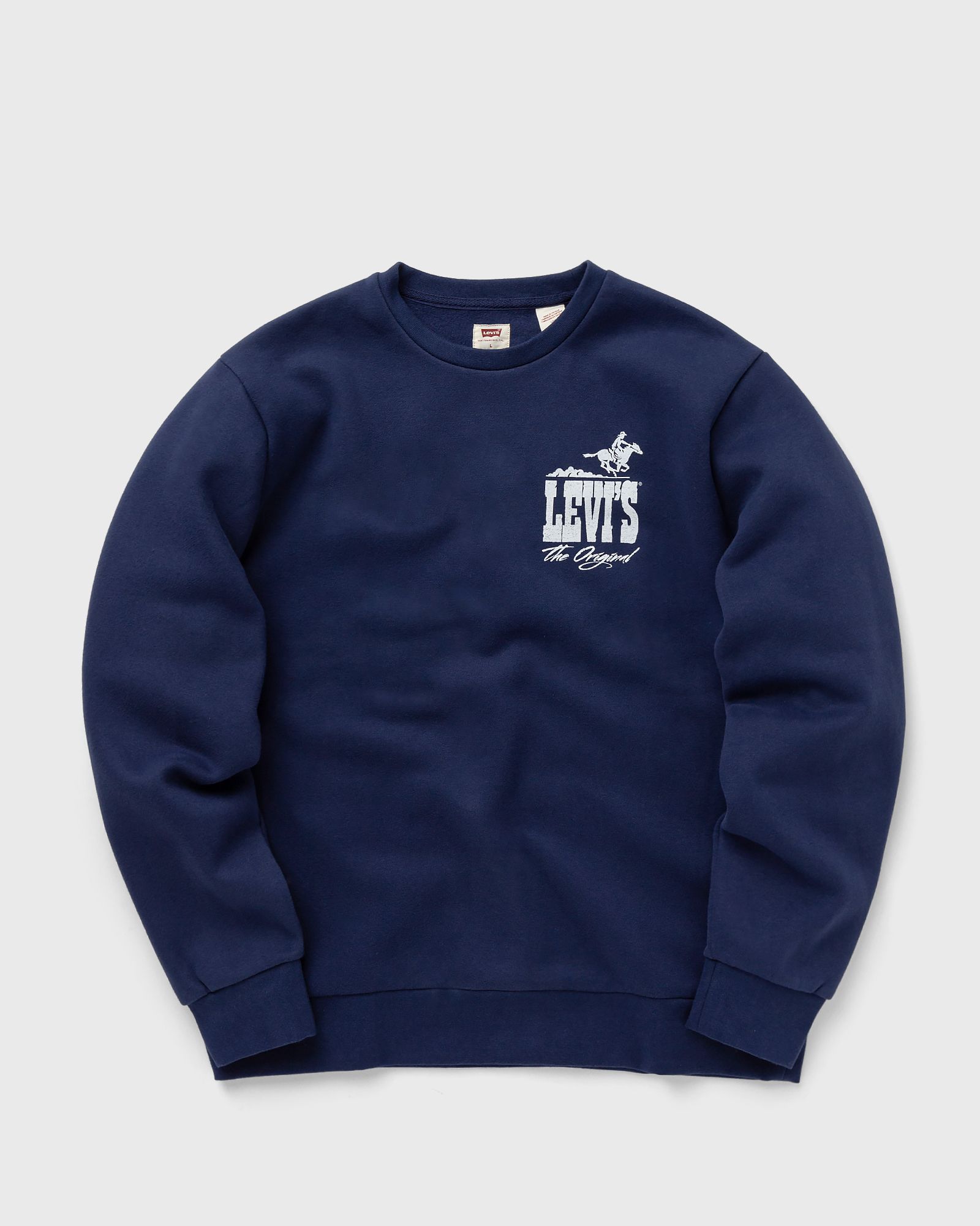 Levis STANDARD GRAPHIC CREW men Sweatshirts blue in Größe:L von Levis