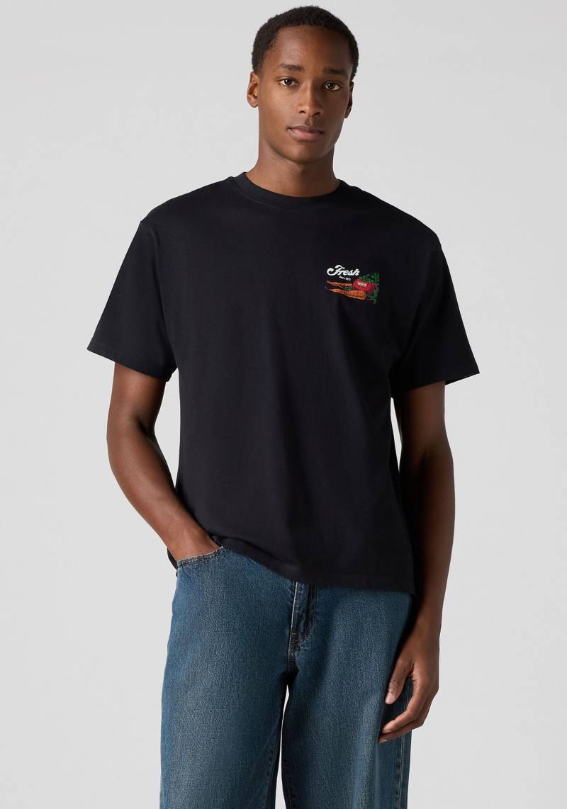 Levis T-Shirt "SEVINTAGE" mit Logo-Aufnäher auf der Brust von Levis