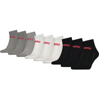 Levis Unisex Quarter Sportsocken Mid Cut Batwing Logo Ecom 9er Pack von Levis