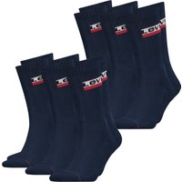 Levi's Unisex Socken Regular Cut 120SF SPRT LT 6er Pack von Levis