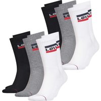 Levi's Unisex Socken Regular Cut 120SF SPRT LT 6er Pack von Levis