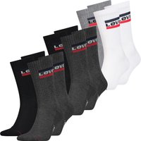 Levis Unisex Sportsocken Regular Cut Sportswear Logo 4er 6er 8er Multipack von Levis