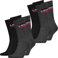 Levis Unisex Sportsocken Regular Cut Sportswear Logo 4er 6er 8er Multipack von Levis