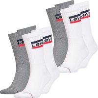 Levis Unisex Sportsocken Regular Cut Sportswear Logo 4er 6er 8er Multipack von Levis