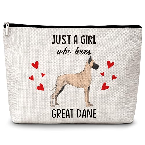 Kosmetiktasche für Hundeliebhaber, "Just A Girl Who Loves Dogs", Make-up-Tasche, Geschenke für Hundeliebhaber, Haustierbesitzer, Geburtstags-, Weihnachtsgeschenke für Mädchen, Frauen, Freunde - 66, von Levitatinyear