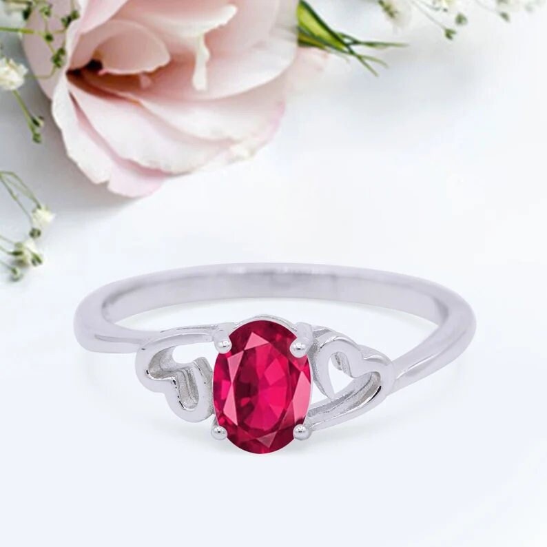 Art Deco Ovaler Verlobungsring Damen Silber Ehering Simulierter Jubiläums-Versprechensring Neues Design von LevxJewelry