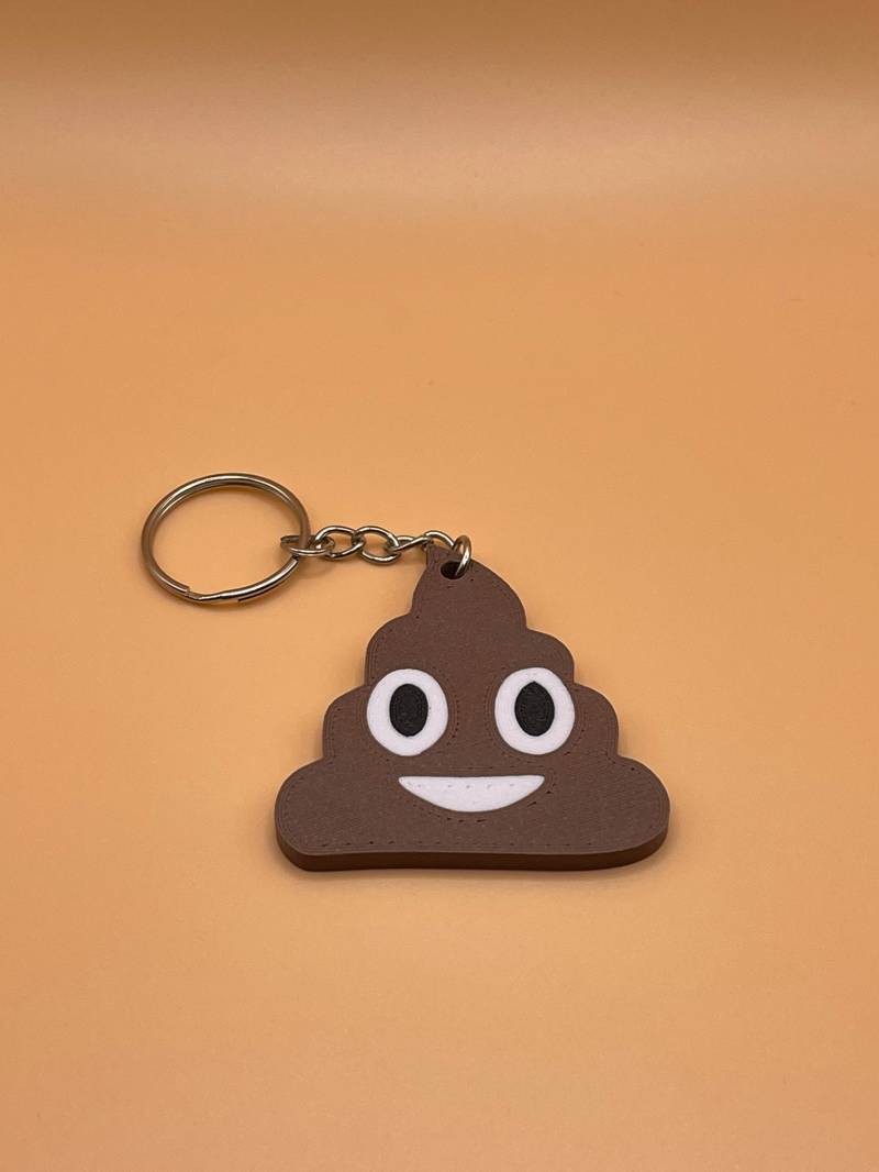 Lustiger Poo Emoji Schlüsselanhänger Das Perfekte Geschenk von Levytek