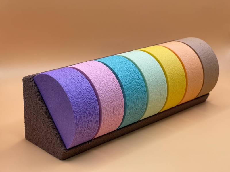 Pillendose/Ergänzung Set Rund Mit 3 Fächer 3D Druck Pill Box Personaliziert 7 Tage von Levytek