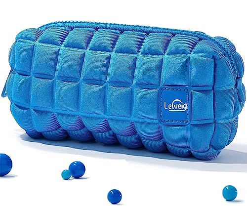 Federmäppchen 2023 Ästhetisches Mäppchen, dickes Material, stoßfeste Federtasche, Kawaii Schreibwaren Stifttasche Organizer für Mädchen, Schule, Uni, Studenten, Teenager, Erwachsene Geschenk - Blau Federmäppchen 2023 Ästhetisches Mäppchen, dickes Material, stoßfeste Federtasche, Kawaii Schreibwaren Stifttasche Organizer für Mädchen, Schule, Uni, Studenten, Teenager, Erwachsene Geschenk - Blau von Leweig