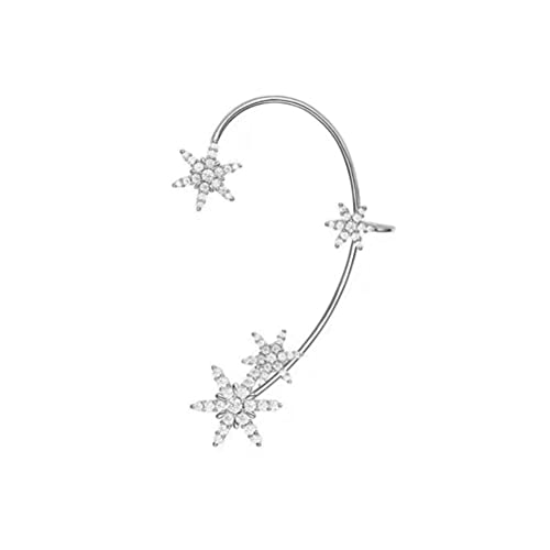 Lewpox Schneeflocke Ohrstulpe, Schneeflocke Ohrringe, Nowflake Nicht durchdringende Ohrclips Ohrringe Party Hochzeit Schmuck Geschenk für Frauen Mädchen Lewpox Schneeflocke Ohrstulpe, Schneeflocke Ohrringe, Nowflake Nicht durchdringende Ohrclips Ohrringe Party Hochzeit Schmuck Geschenk für Frauen Mädchen von Lewpox