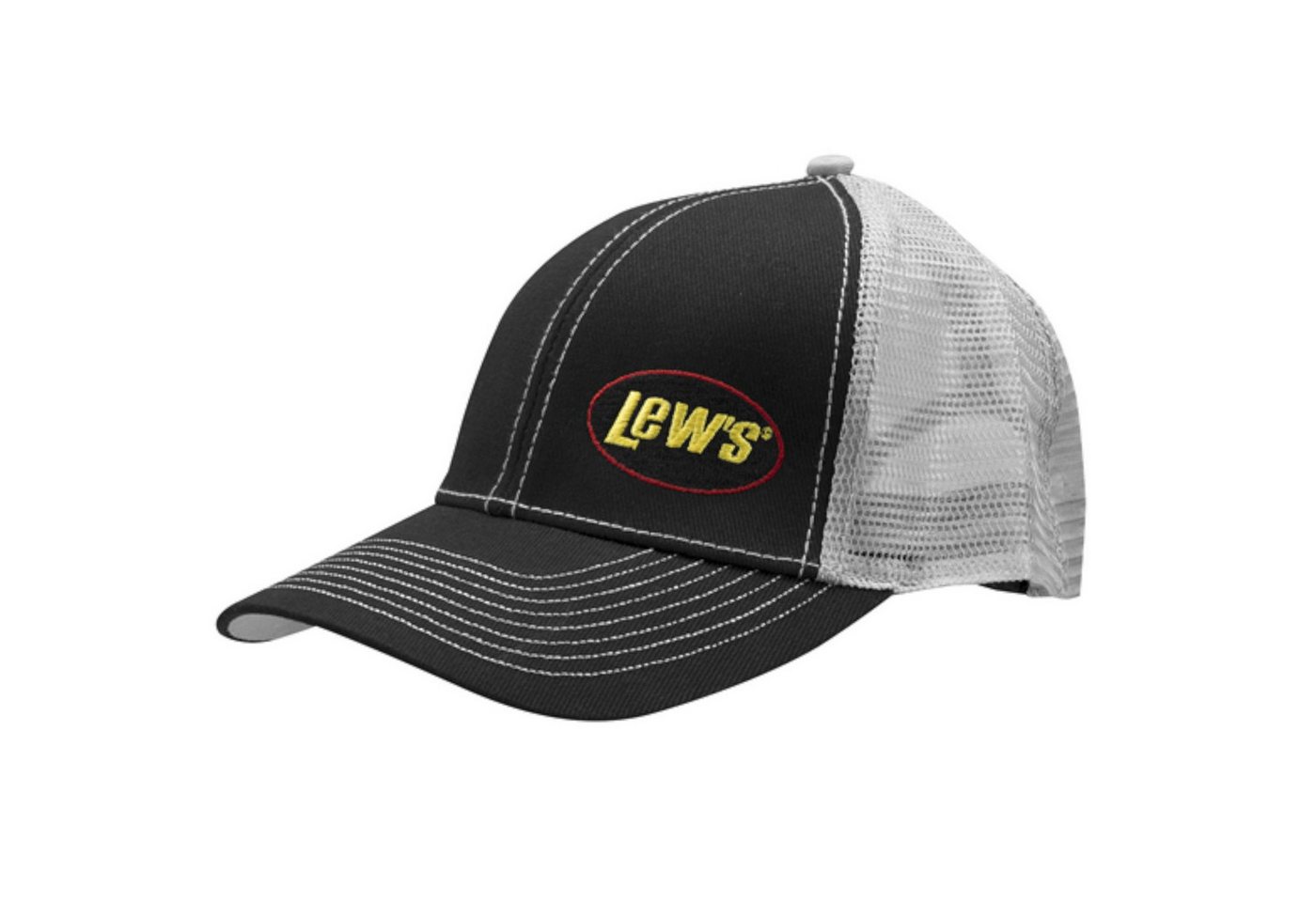 Lews Baseball Cap Lews Black/Grey Mesh Hat - Cap von Lews