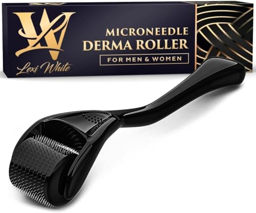 Dermaroller 1,0mm, Bartroller Microneedling für Haare, Derma Roller Haare Bart und Haut, für Männer und Frauen Dermaroller 1,0mm, Bartroller Microneedling für Haare, Derma Roller Haare Bart und Haut, für Männer und Frauen von Lexi White Beauty