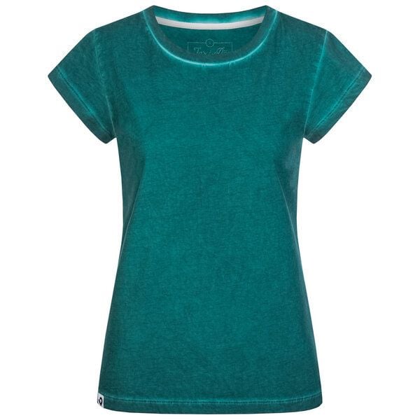 Lexi&Bö Damen Basic T-Shirt mit Effekt Waschung von Lexi&Bö