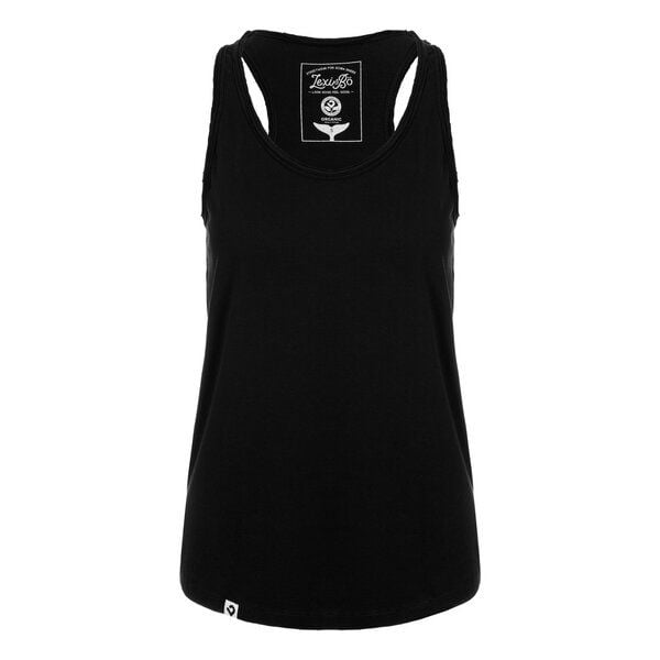 Lexi&Bö Damen Basic Tank Top Long Cut schwarz von Lexi&Bö