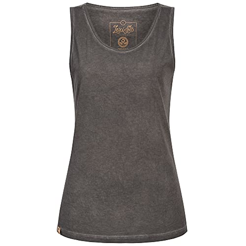 Lexi&Bö Damen Tank-Top Cold Washed mit Cooler Effekt-Waschung in anthrazit aus 100% Bio-Baumwolle, Faire Kleidung vom Streetwearlabel für Taucher von Lexi&Bö