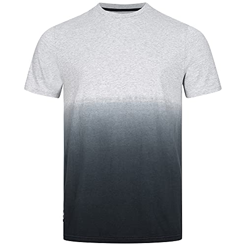 Lexi&Bö Herren Dip Dye T-Shirt Grau Melange - Schwarz aus 100% Bio-Baumwolle von Lexi&Bö