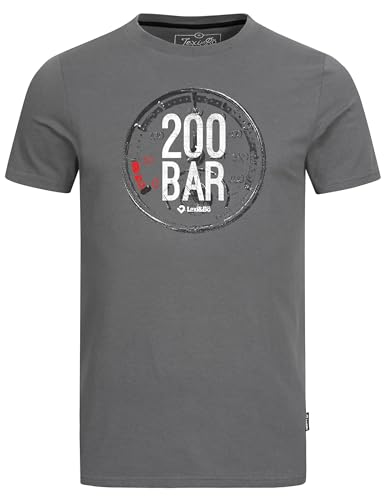 Lexi&Bö Herren T-Shirt 200 BAR mit Taucher-Druck aus Bio-Baumwolle von Lexi&Bö