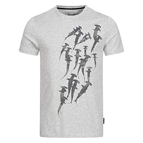 Lexi&Bö Herren T-Shirt Hammerhead Swarm für Taucher mit Hammerhai Print aus 100% Bio-Baumwolle von Lexi&Bö