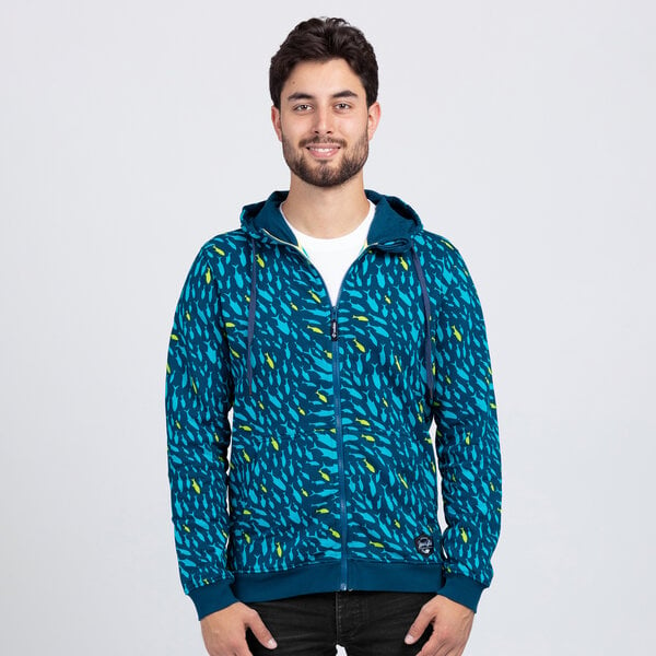 Lexi&Bö School of fish Zip Hoodie Herren von Lexi&Bö