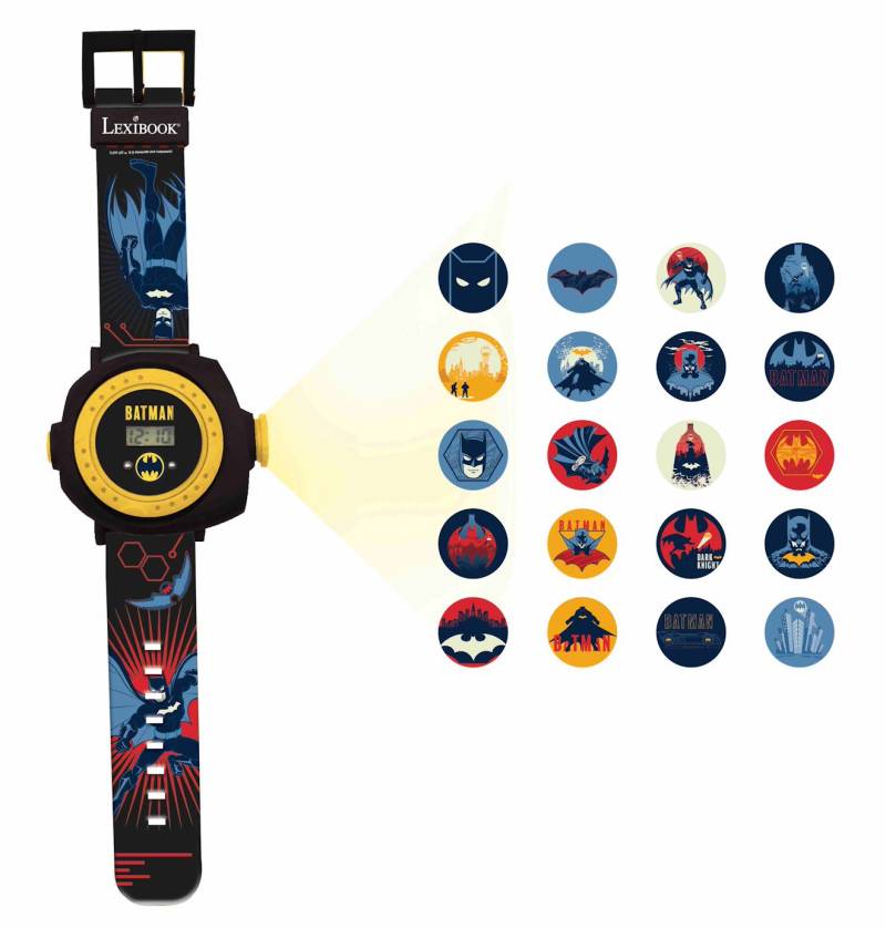 Batman Digital Projection Watch mit 20 Bildern zum Projizieren bleu von Lexibook