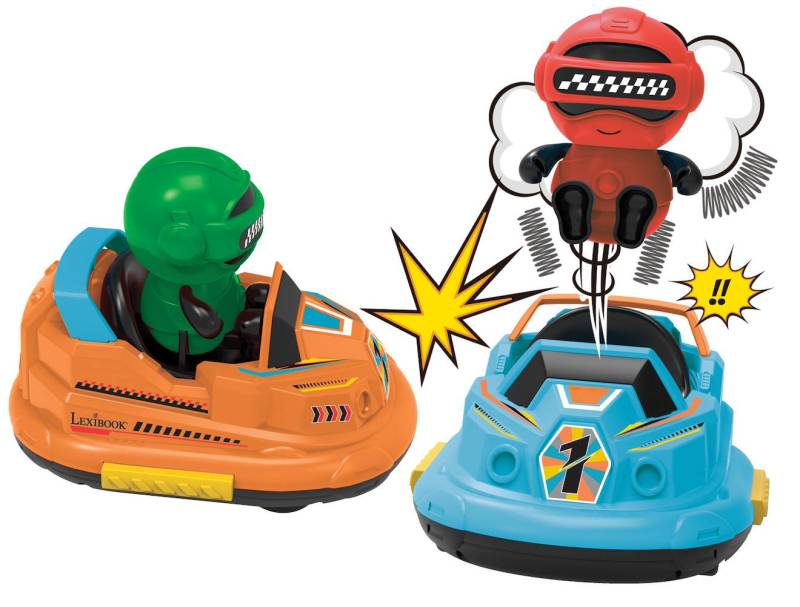 CROSSLANDER BUMPERS SET – 2 Autos und 2 abnehmbare Figuren multicolore von Lexibook