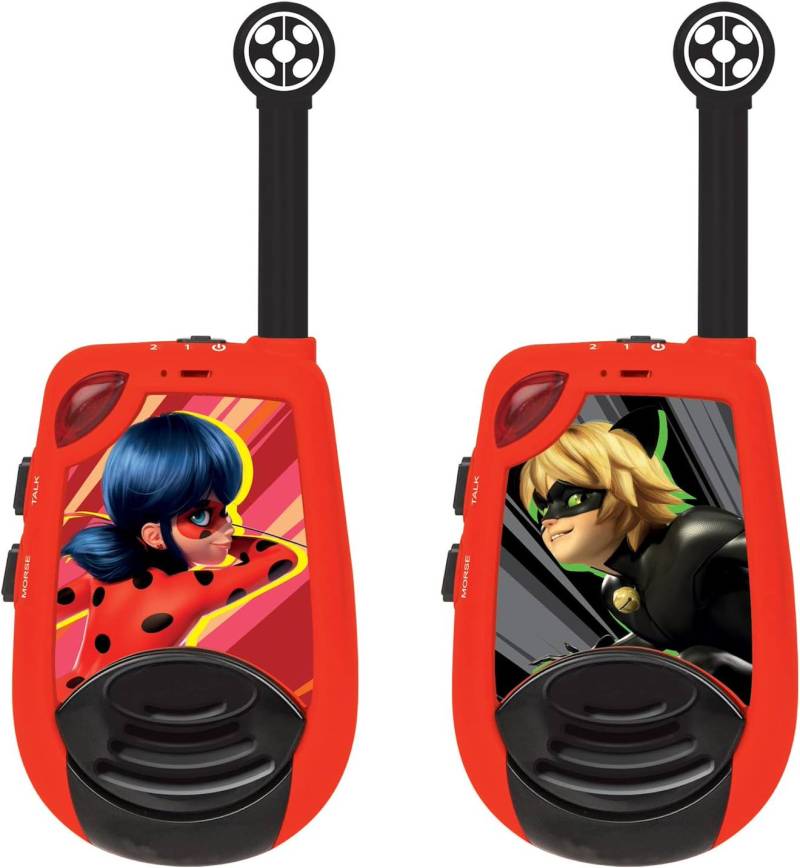 Digitale Funkgeräte mit einer Reichweite von bis zu 2 km Miraculous: Ladybug & Cat Noir von Lexibook