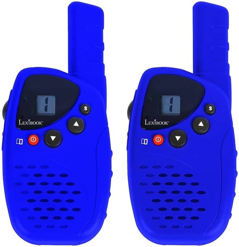 Digitale wiederaufladbare Funkgeräte mit einer Reichweite von bis zu 5 km mit Ladestation von Lexibook