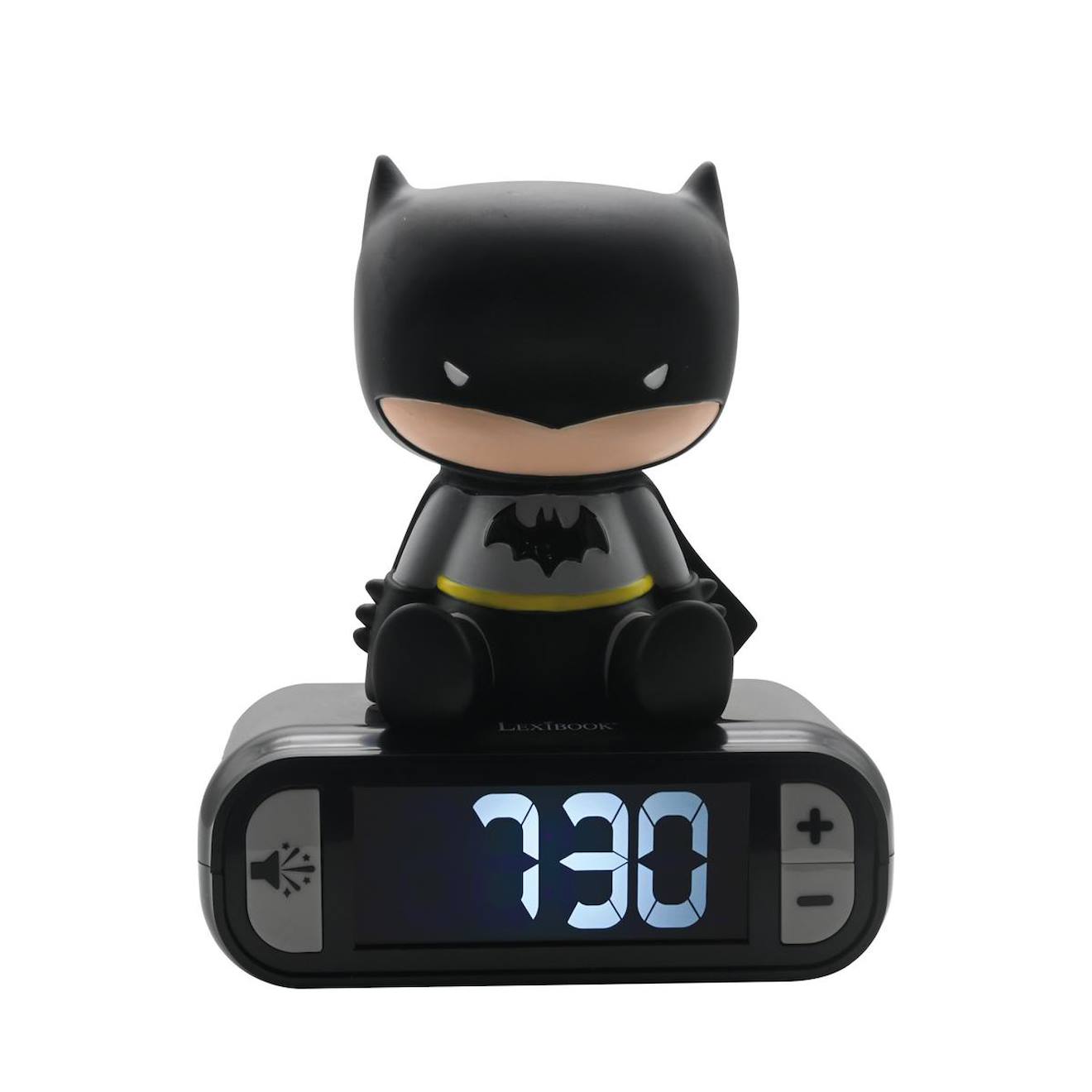 Digitaler Wecker mit Batman 3D-Nachtlicht und besonderen Klingeltönen von Lexibook