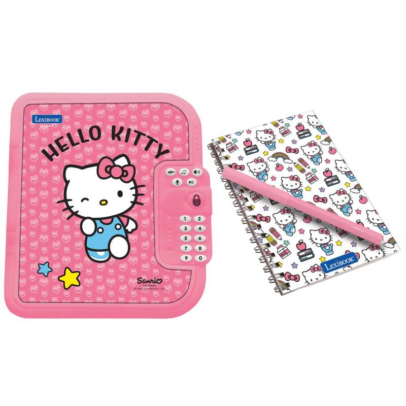 Elektronisches Tagebuch mit Hello Kitty-Tresor von Lexibook