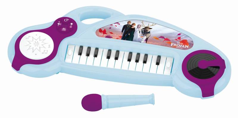 Elektronischs Keyboard mit Mikrofon Die Eiskönigin – Völlig unverfroren – 22 Tasten bleu von Lexibook