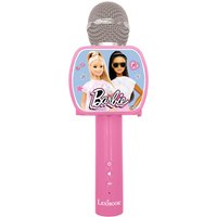 LEXIBOOK Barbie Bluetooth Karaoke-Mikrofon mit eingebautem Lautsprecher und Smartphone Stativ von Lexibook