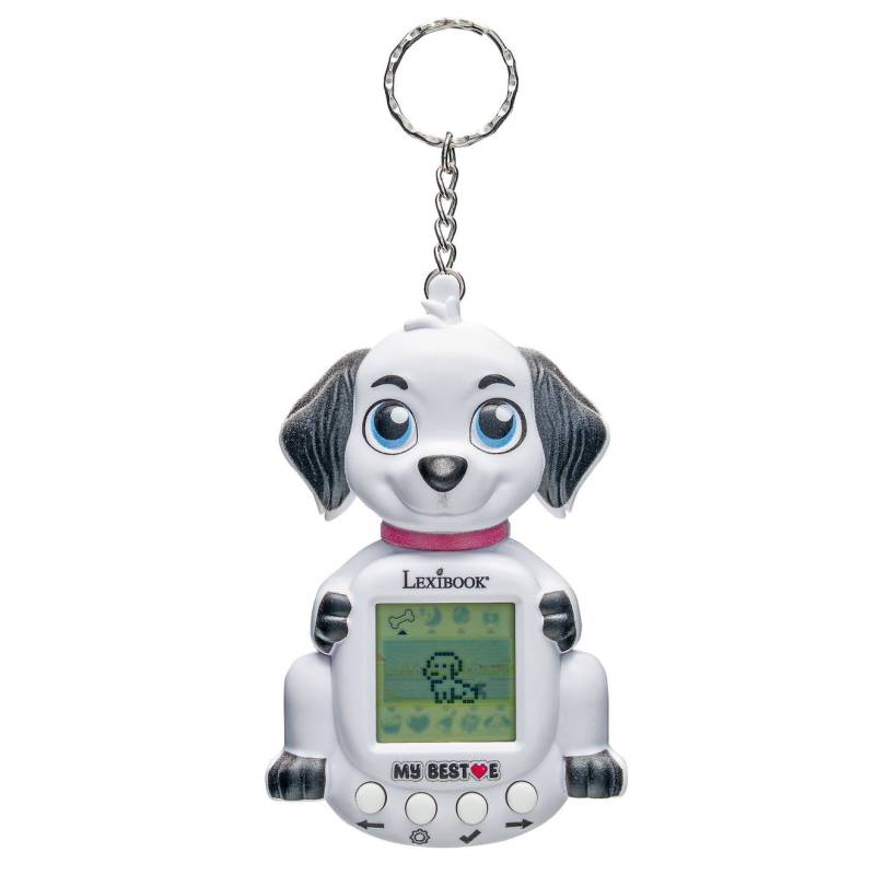 My Best-E® Gigapets® Puppy – Digitale Haustier-Konsole mit LCD-Bildschirm und Schlüsselanhänger von Lexibook