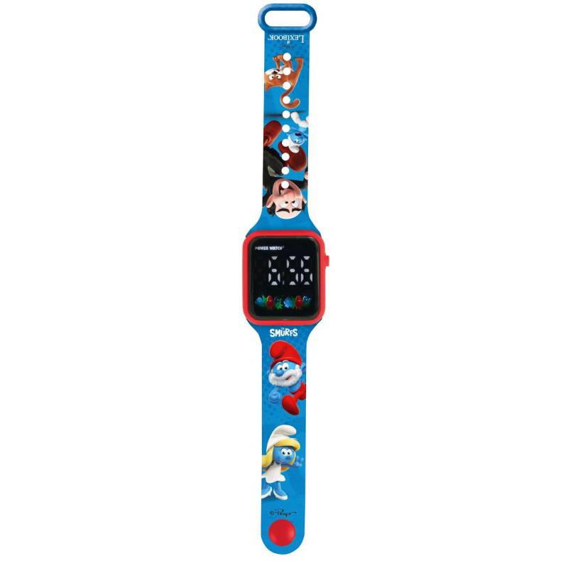 Schlümpfe LED-Digitaluhr bleu von Lexibook