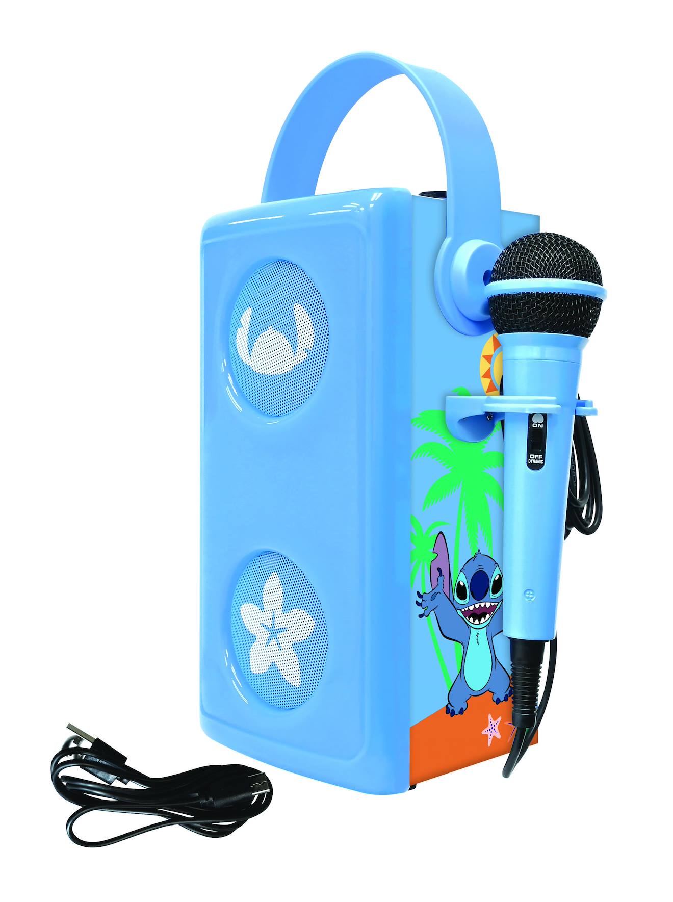 Stitch Luminous Leistungsstarker Bluetooth®-Lautsprecher mit Mikrofon von Lexibook