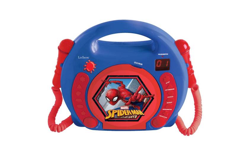 Tragbarer CD-Player mit 2 Mikrofonen Spider-Man von Lexibook