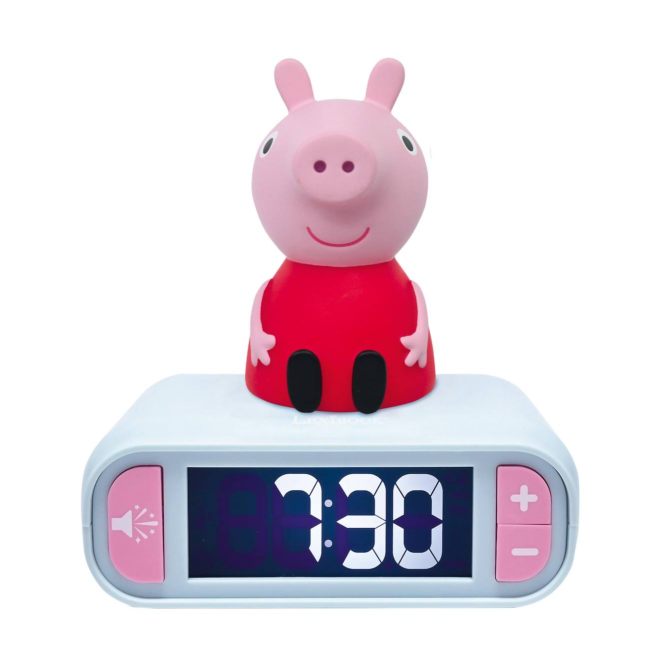 Wecker – Peppa Pig Nachtlicht mit Soundeffekten von Lexibook